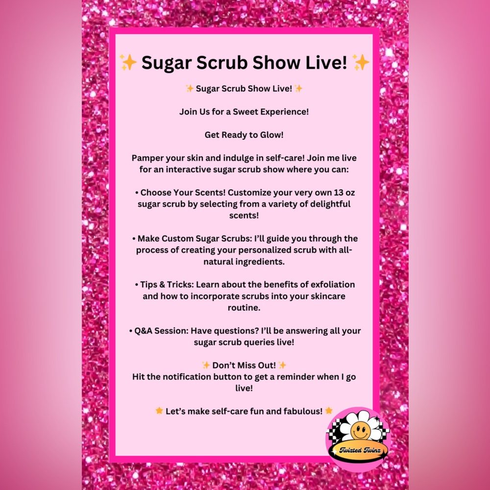 Create Your Own ✨ Sugar Scrub Show Live! ✨